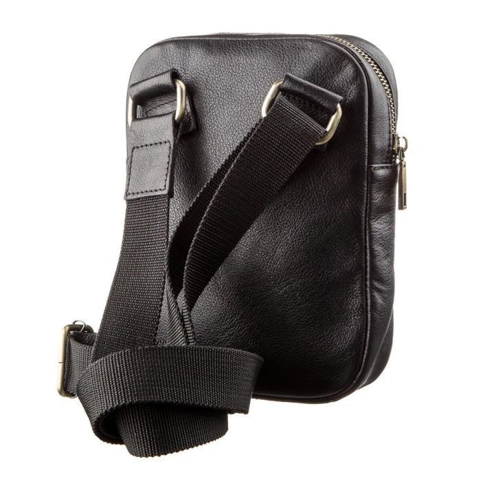 Сумка Shvigel Чоловіча шкіряна Чорна (19102) зображення 2