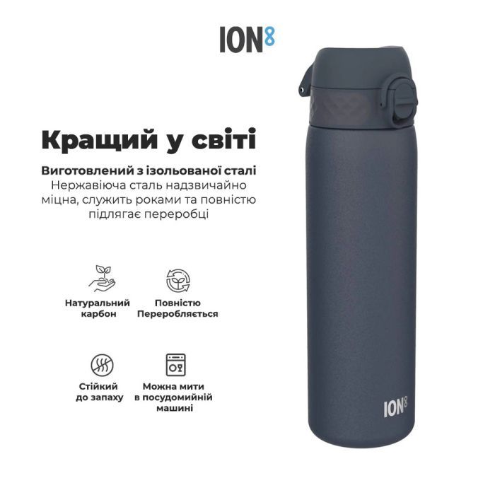 Пляшка для води ION8 OneTouch Vacuum Insulated 920 мл Periwinkle (I8TS1000PERI) зображення 10