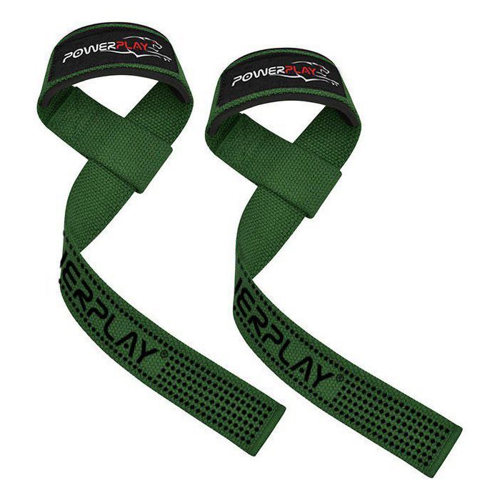Кистьові лямки PowerPlay 7064 Lifting Gym Straps Зелені (PP_7064_Green) зображення 3