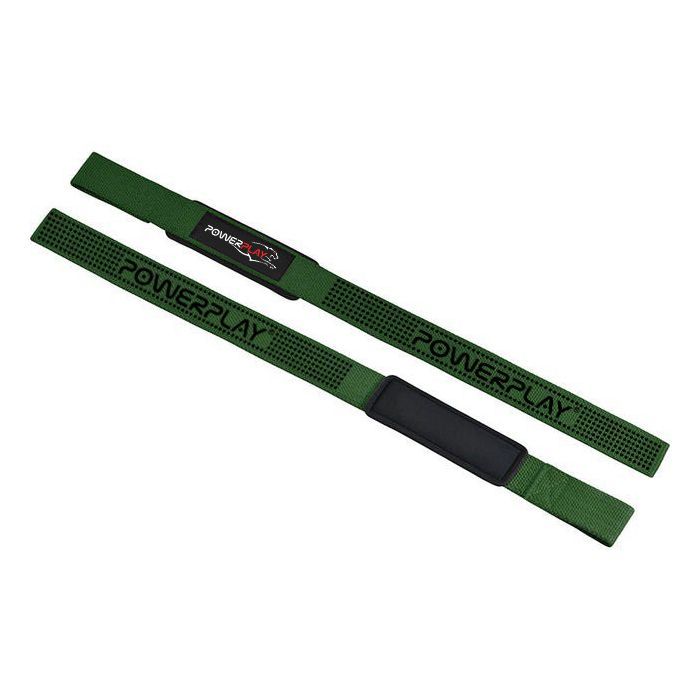 Кистьові лямки PowerPlay 7064 Lifting Gym Straps Зелені (PP_7064_Green) зображення 4