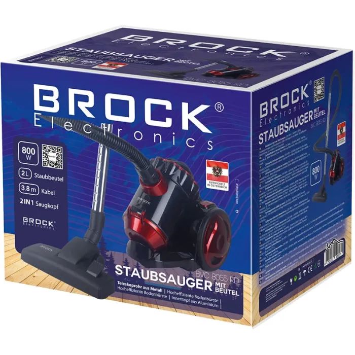 Пылесос Brock BVC 8055 RD изображение 3