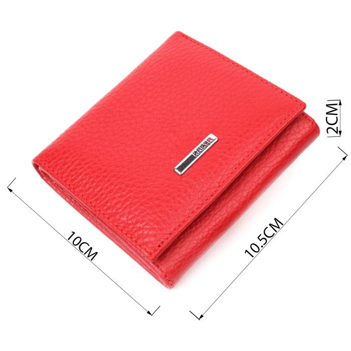 Гаманець Karya Шкіряний Пудровий (21375) зображення 3