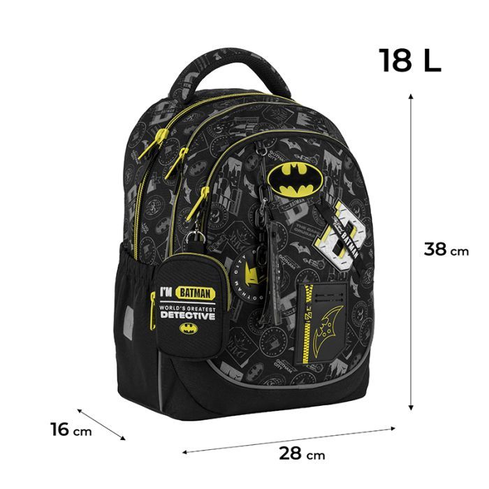 Рюкзак шкільний Kite Education 700 DC Batman (DC25-700M) зображення 2
