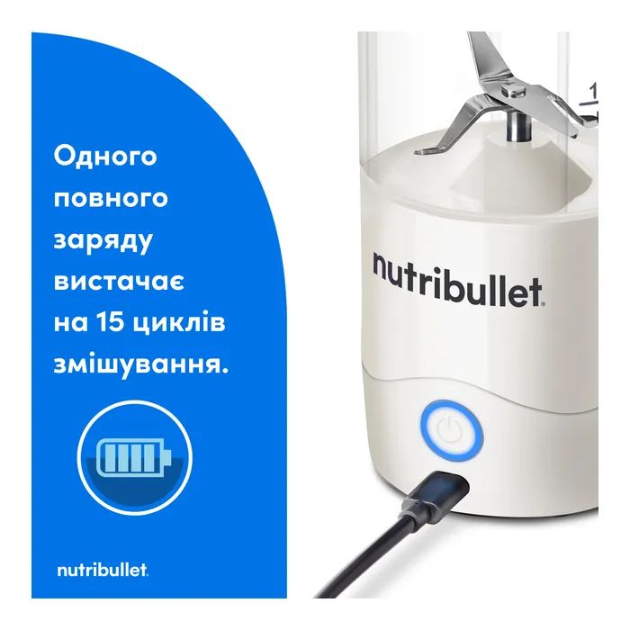 Блендер NUTRIBULLET NBP003W изображение 3