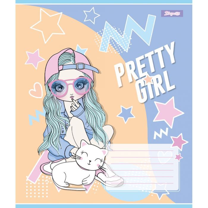 Тетрадь 1 вересня Pretty girl А5 12 листов линия (767221) изображение 2
