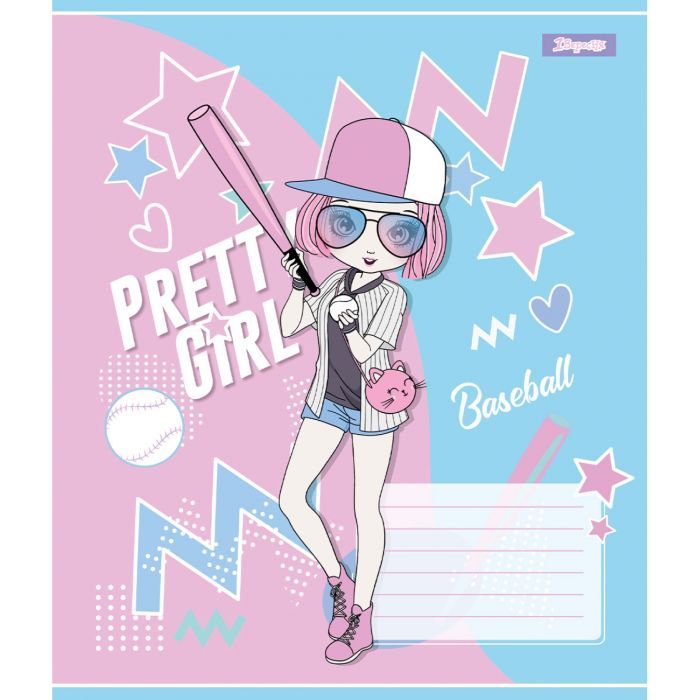 Тетрадь 1 вересня Pretty girl А5 12 листов линия (767221) изображение 5