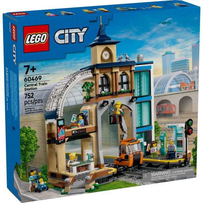 Конструктор LEGO City Центральный железнодорожный вокзал (60469)