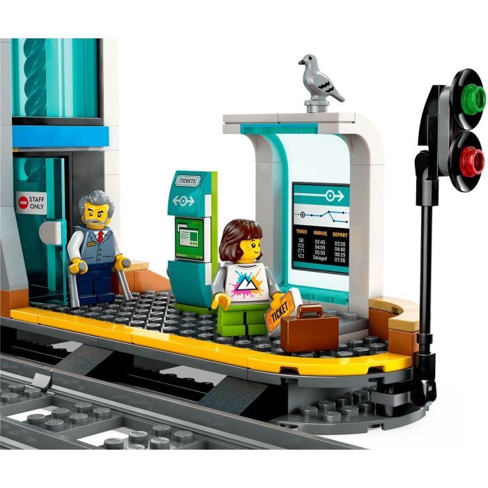 Конструктор LEGO City Центральный железнодорожный вокзал (60469) изображение 5