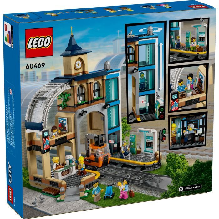 Конструктор LEGO City Центральный железнодорожный вокзал (60469) изображение 8