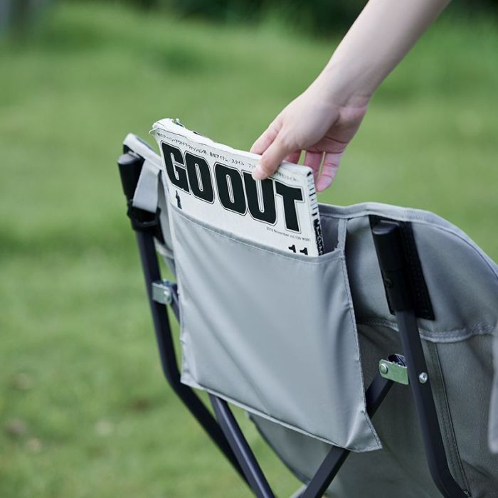 Крісло складане Naturehike CNK23JU0001, світло-сіре (6976023929786) зображення 3