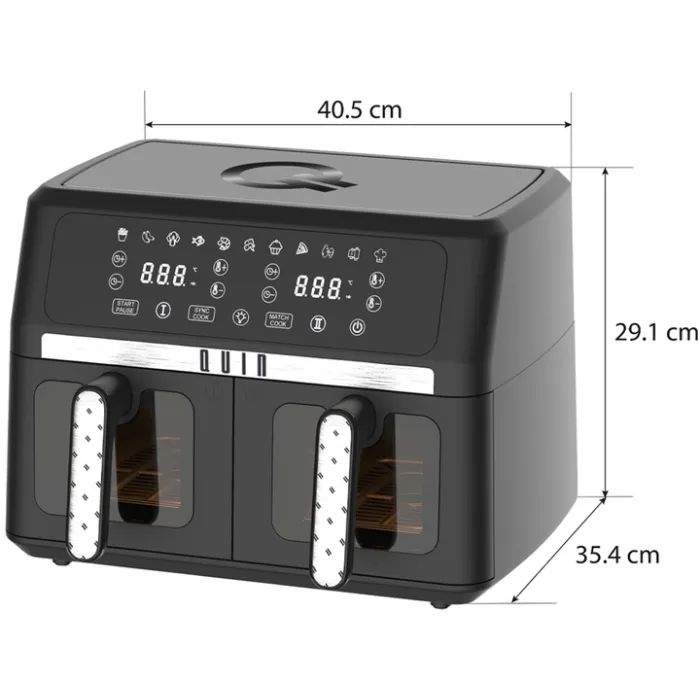 Мультипечь QUIN Air Fryer Dual Zone (YJ-1102AV) изображение 9