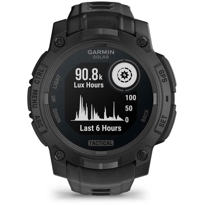Смарт-часы Garmin Instinct 3, Tactical, Solar, 45mm, Black, GPS смарт-годинник (010-02934-50) изображение 11