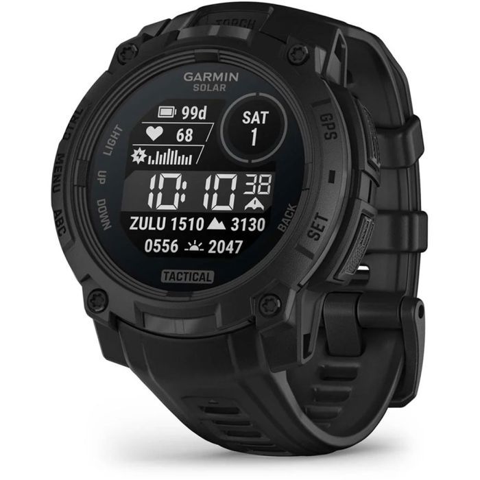 Смарт-часы Garmin Instinct 3, Tactical, Solar, 45mm, Black, GPS смарт-годинник (010-02934-50)