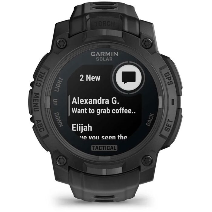 Смарт-часы Garmin Instinct 3, Tactical, Solar, 45mm, Black, GPS смарт-годинник (010-02934-50) изображение 2