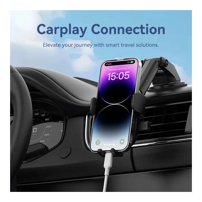 Дата кабель USB-C to Lightning 1.0m 3A black Vention (LAKBF) зображення 3