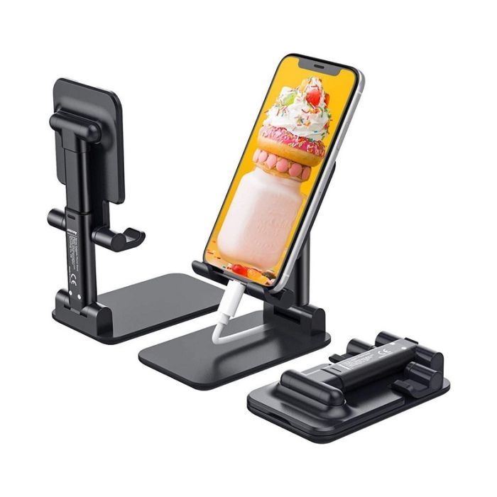 Подставка для планшета Dynamode smartphones/tablets 4-13 inches (Phone Stand black) изображение 3