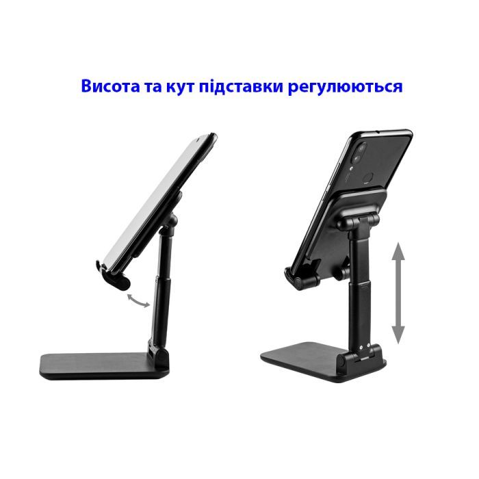 Подставка для планшета Dynamode smartphones/tablets 4-13 inches (Phone Stand black) изображение 8