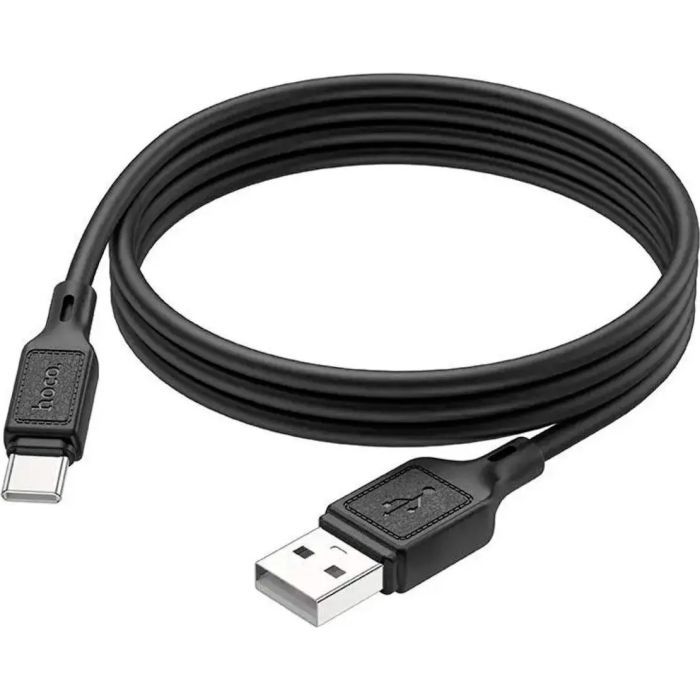 Дата кабель USB-C to USB-C 1.0m Cool silicone X90 black HOCO (6931474788443) изображение 4