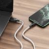 Дата кабель USB 2.0 AM to Lightning 1.0m 2.4A silicone BX42 white BOROFONE (6931474736734) изображение 4