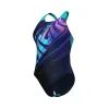 Купальник Arena Flow Swimsuit V Back Lb 008935-790 темно-синій 42 (3468337517184) зображення 4