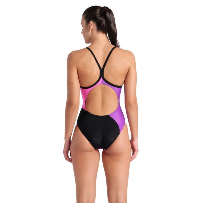 Купальник Arena Multi Slices Swimsuit Lightdro 008094-598 чорний, бузковий, бірюзовий, рожевий 40 (3468337399681) изображение 2