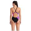 Купальник Arena Multi Slices Swimsuit Lightdro 008094-598 чорний, бузковий, бірюзовий, рожевий 40 (3468337399681) изображение 2