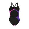 Купальник Arena Multi Slices Swimsuit Lightdro 008094-598 чорний, бузковий, бірюзовий, рожевий 40 (3468337399681) изображение 5