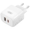 Зарядний пристрій XO L138 48W USB-C PD30W + USB-A QC18W White (L138_White) зображення 2