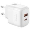 Зарядний пристрій XO L138 48W USB-C PD30W + USB-A QC18W White (L138_White)