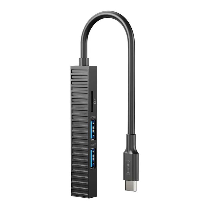 Концентратор XO USB-C 4-in-1 порти XO HUB014B.black (HUB014B.black)