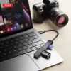 Концентратор XO USB-C 4-in-1 порти XO HUB014B.black (HUB014B.black) зображення 6
