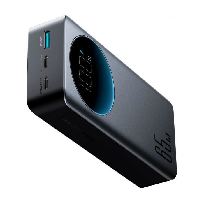 Батарея универсальная JOYROOM 30000mAh 65W PD, QC/3.0, USB-A, 2xUSB-C In/Out, Black (JR-PBF05) изображение 4