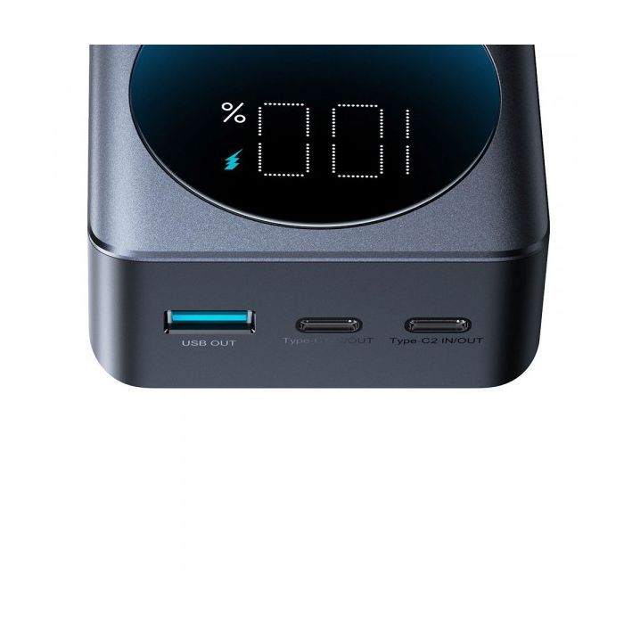 Батарея универсальная JOYROOM 30000mAh 65W PD, QC/3.0, USB-A, 2xUSB-C In/Out, Black (JR-PBF05) изображение 6