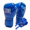 Боксерские перчатки Leone GN111 The Greatest Blue 10 унцій (GN111_Blue_10oz)