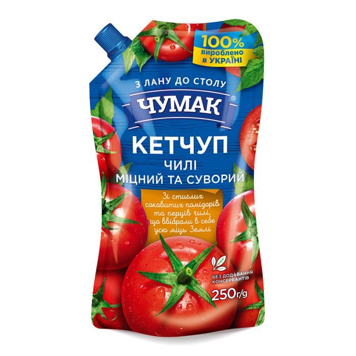Соус Чумак Кетчуп Чили 250 г (4823096003214)