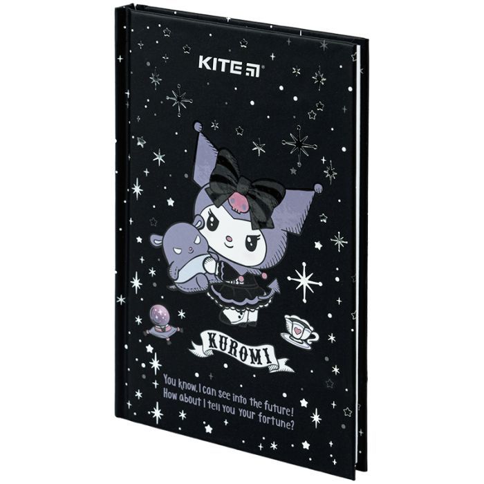 Блокнот Kite А6 Kuromi, тверда обкладинка, 80 аркушів, клітинка (HK24-199-1) зображення 3