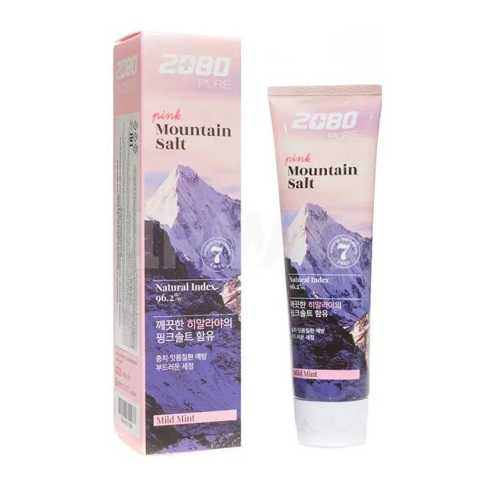 Зубная паста Aekyung 2080 Pure Pink Mountain Salt Toothpaste 120 г (8801046311486)