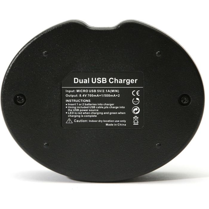 Зарядное устройство для фото PowerPlant Canon Dual NB-12L (DV00DV3404) изображение 2