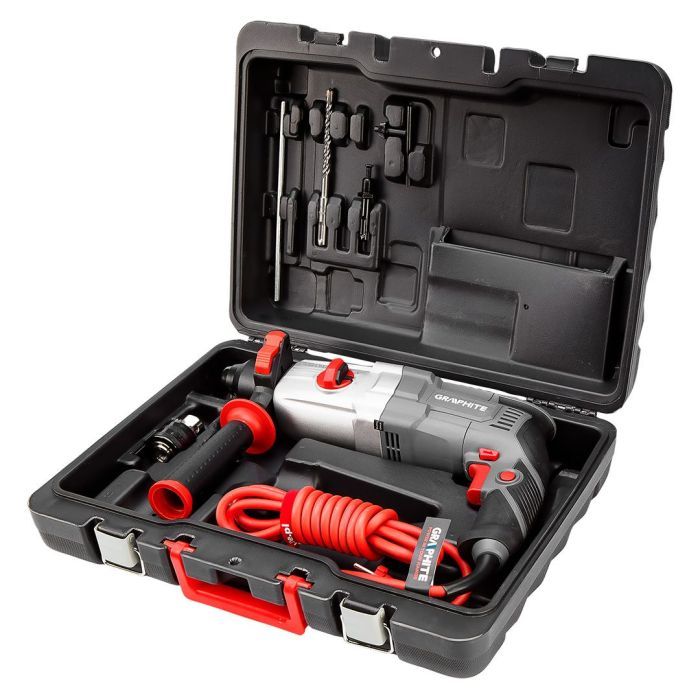 Перфоратор Graphite SDS-plus, 800Вт, 2.8Дж, кейс 3.28кг (58G538) зображення 11