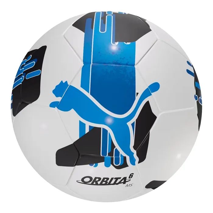 Мяч футбольный Puma Orbita 6 MS 084335-05 білий, синій 5 (4067981495962)