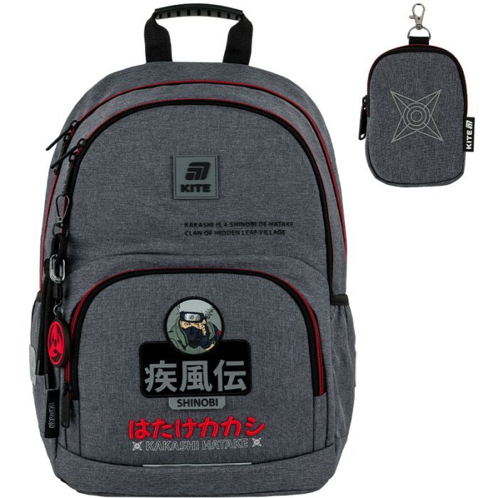 Школьный набор Kite Education Naruto Shippuden 585 (рюкзак + пенал + сумка для взуття) (SET_NR25-585M-1) изображение 4