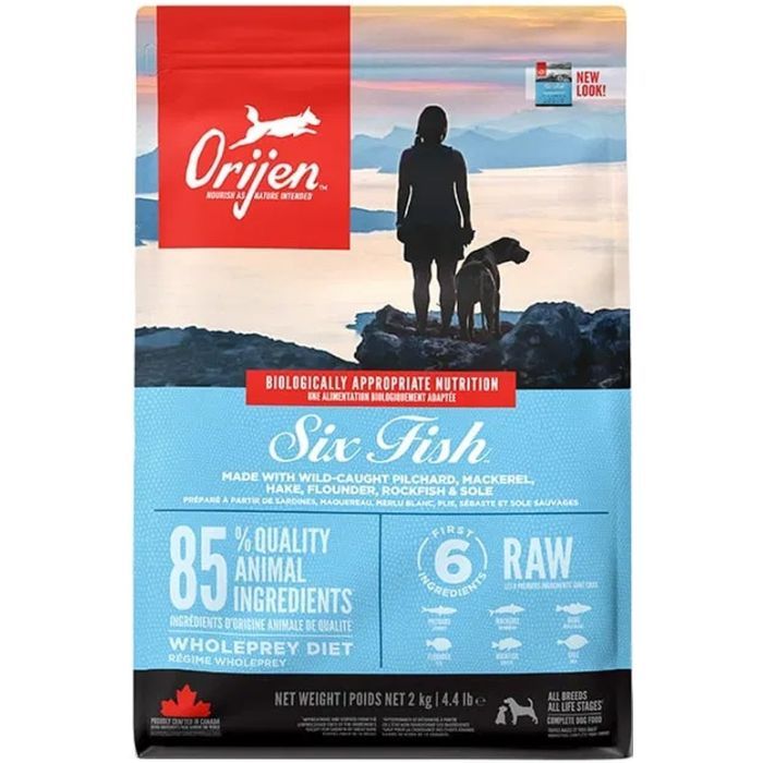 Сухий корм для собак Orijen 6 Fish 2 кг (0064992183202)
