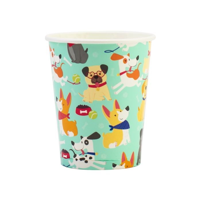 Стаканы одноразовые Maxi Happy Dogs бумажные 270 мл 6 шт. (MX440216)