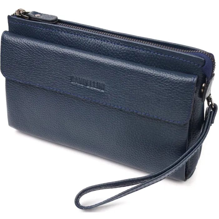 Сумка Canpellini Из натуральной кожи Синяя (21550)