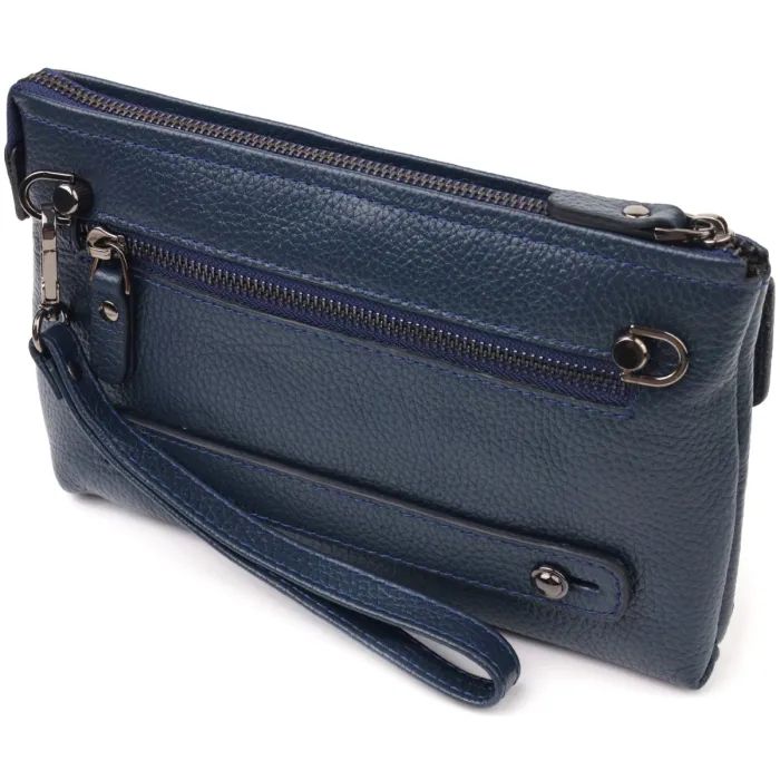 Сумка Canpellini Из натуральной кожи Синяя (21550) изображение 2