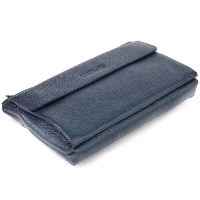 Сумка Canpellini Из натуральной кожи Синяя (21550) изображение 5