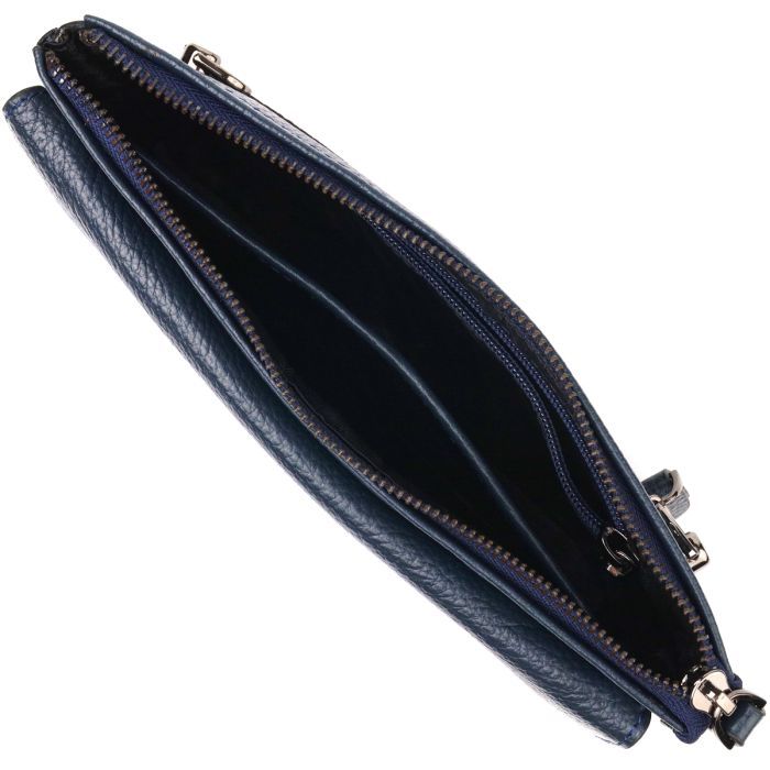 Сумка Canpellini Из натуральной кожи Синяя (21550) изображение 6