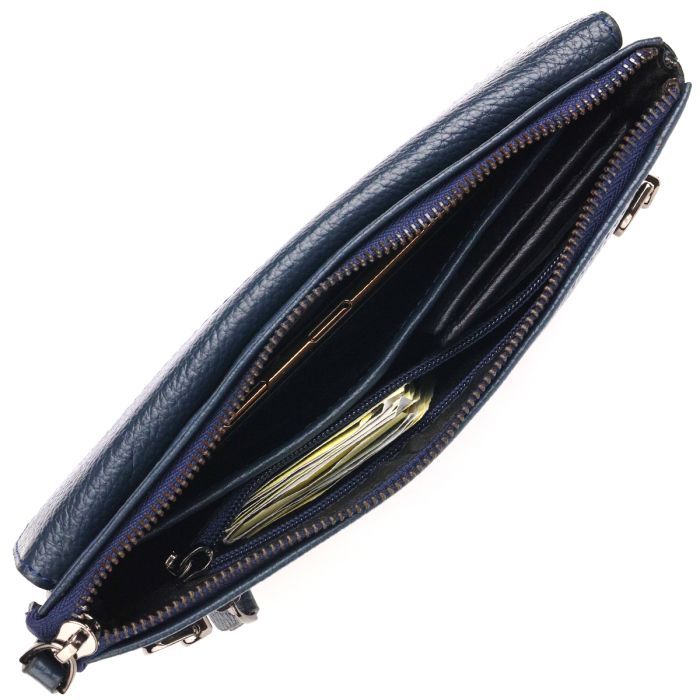 Сумка Canpellini Из натуральной кожи Синяя (21550) изображение 7