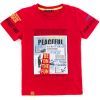 Футболка детская Blueland PEACEFUL (11016-122B-red)