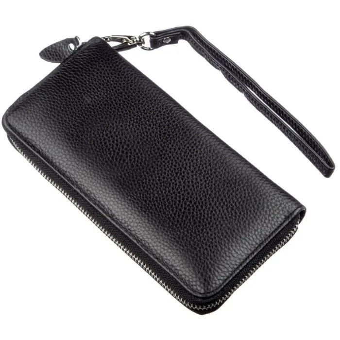 Гаманець ST Leather Шкіряний Чорний (18933) зображення 2